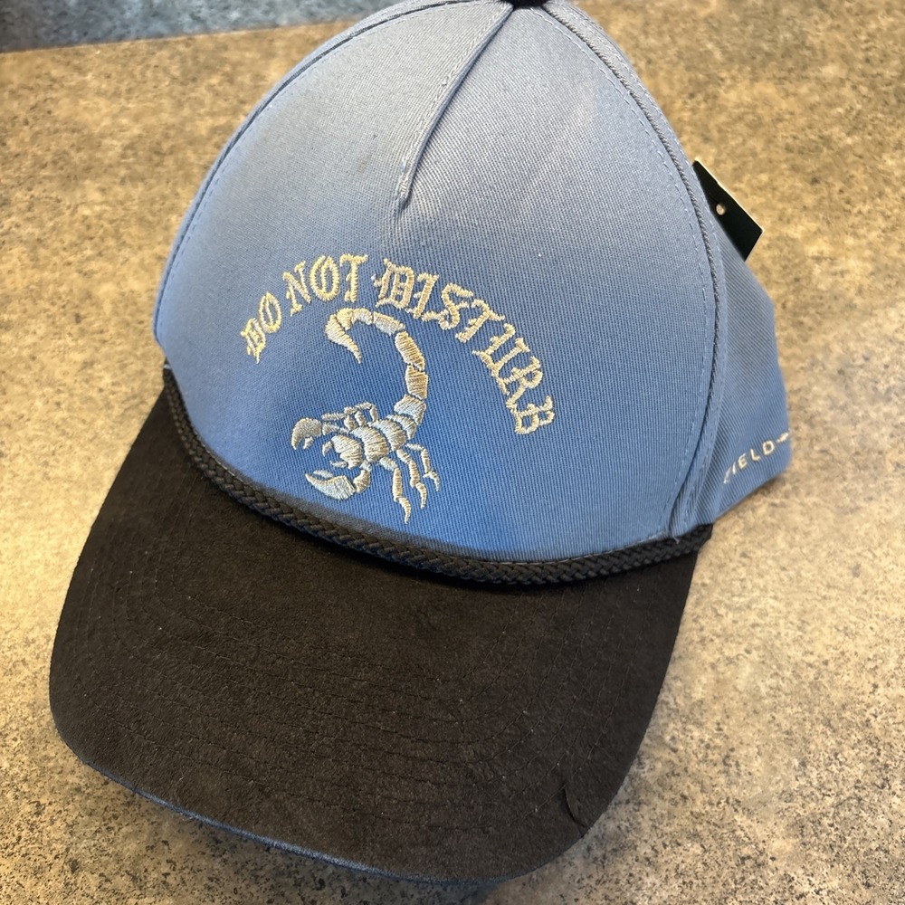 Field Grade Do Not Disturb Scorpion‎ Blue SnapBack Hat New Other